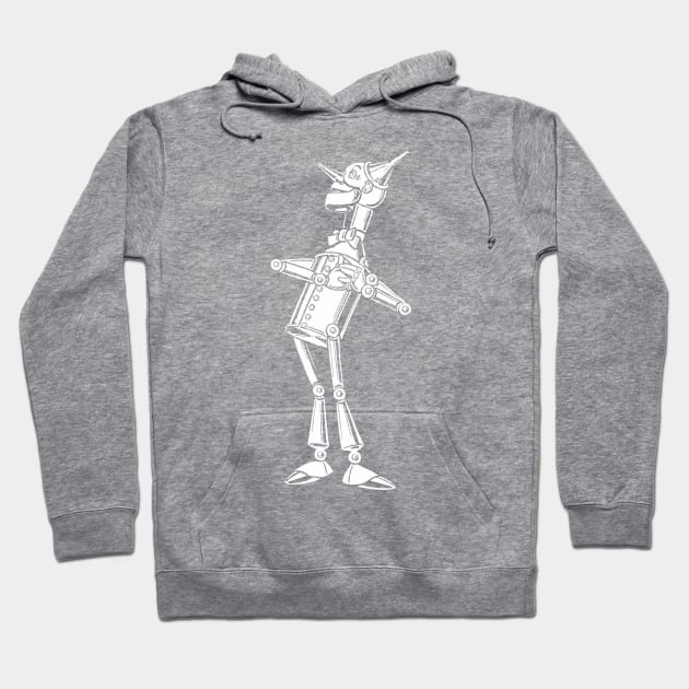 The Tin Woodman (Reverse) Hoodie by Quick Nick Pics